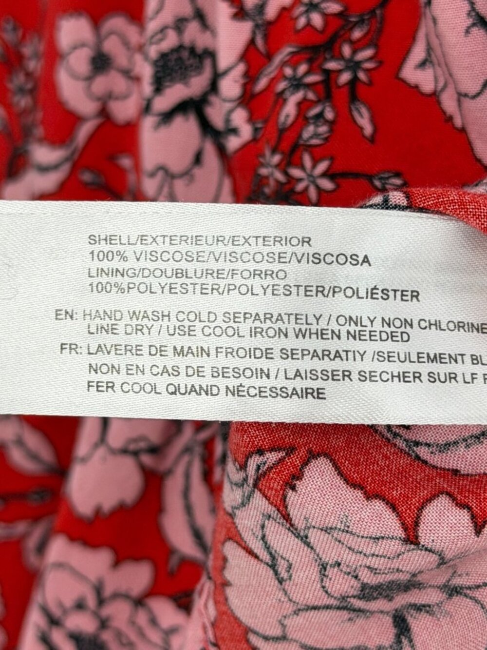 Band Of Gypsies Red Floral Sleeveless Tiered Dress M | Coquette Grunge Fairy Y2K - Picture 16 of 16